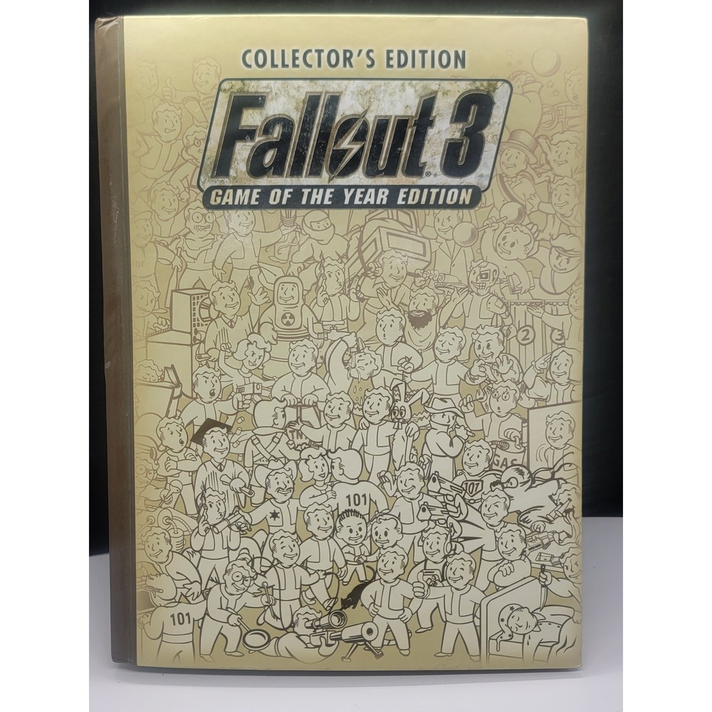 2009 Prima Fallout 3 Game of the Year Collector's Edition Guide Book NO MAP
